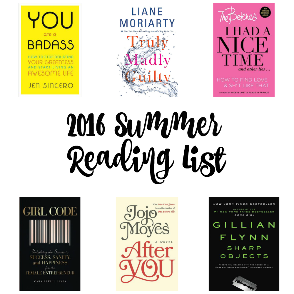 2016 Summer Reading List