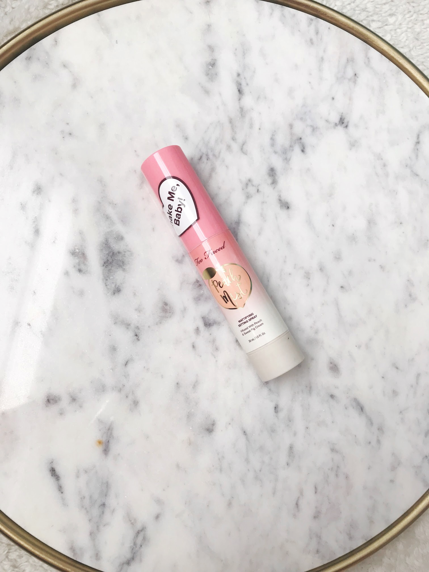 Too Faced Peach Mist Mattifying Setting Spray