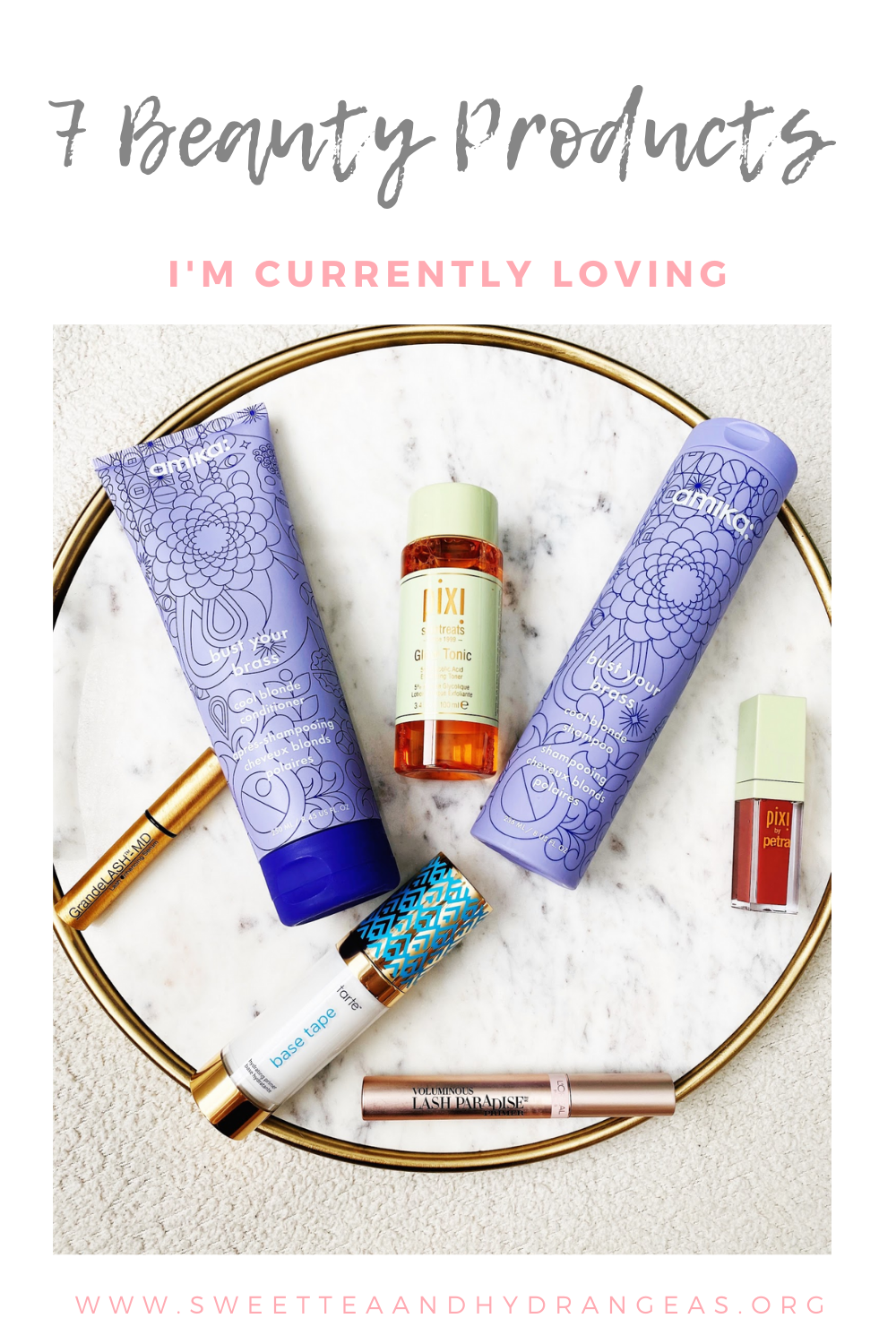 Sweet Tea & Hydrangeas 7 Beauty Products I'm Currently Loving 